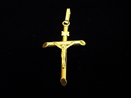 Златен кръст, 1.89гр. ,Бургас