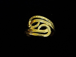 Златен дамски пръстен, 3.24гр. ,Бургас