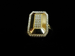 Златен дамски пръстен, 3гр. ,Бургас