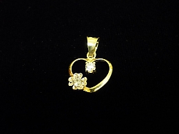 Златен медальон, 1гр. ,Бургас