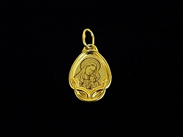 Златен медальон, 0.65гр. ,Бургас