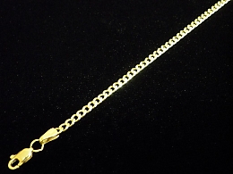 Златна синджирна гривна, 4.22гр. ,Айтос