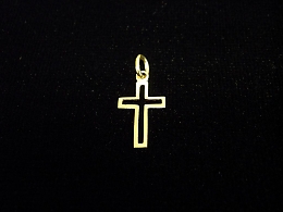 Златен кръст, 0.38гр. ,Бургас