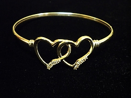 Златна твърда гривна, 7.41гр. ,Карнобат