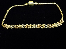 Златна синджирна гривна, 9.14гр. ,Бургас