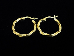 Златни обеци, 1.7гр. ,Средец