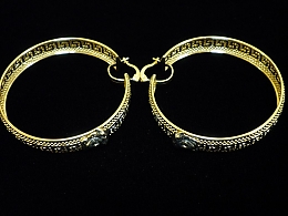 Златни обеци, 8.37гр. ,Бургас