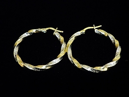 Златни обеци, 2.61гр. ,Бургас