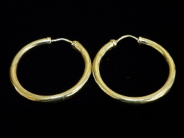 Златни обеци, 3.32гр. ,Бургас