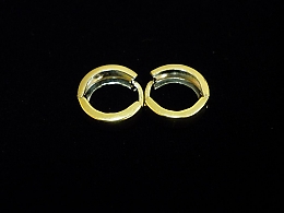 Златни обеци, 2.58гр. ,Бургас