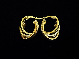 Златни обеци, 2.67гр. ,Бургас