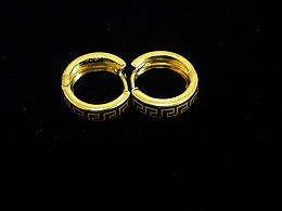 Златни обеци, 1.96гр. ,Бургас