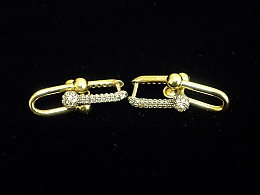 Златни обеци, 4.22гр. ,Карнобат