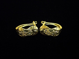 Златни обеци, 2.64гр. ,Бургас