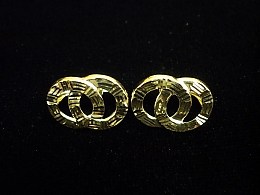 Златни обеци, 1.85гр. ,Бургас