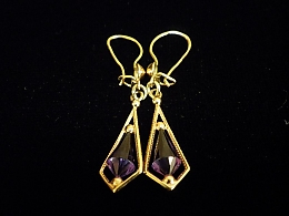 Златни обеци, 3.62гр. ,Карнобат