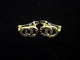 Златни обеци, 1.27гр. ,Бургас