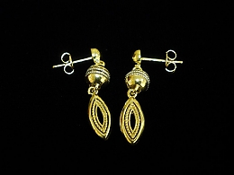 Златни обеци, 3.11гр. ,Бургас