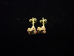 Златни обеци, 1.24гр. ,Бургас