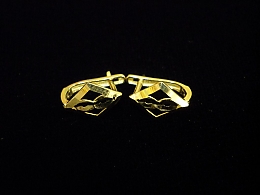 Златни обеци, 1.3гр. ,Бургас