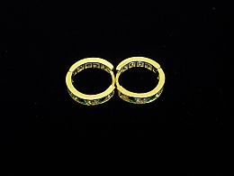 Златни детски обеци, 1.54гр. ,Бургас