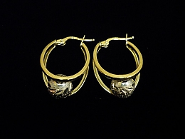 Златни обеци, 3.63гр. ,Айтос