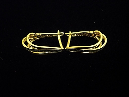 Златни обеци, 3.44гр. ,Айтос