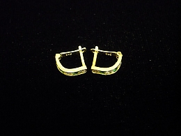 Златни детски обеци, 0.81гр. ,Айтос