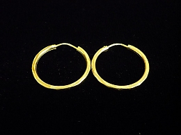 Златни обеци, 1.42гр. ,Средец