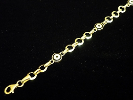 Златна детска гривна, 3.65гр. ,Средец