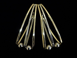 Златни обеци, 5.97гр. ,Бургас