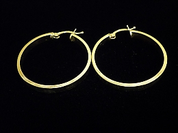 Златни обеци, 3.88гр. ,Бургас