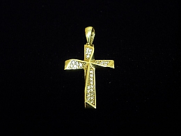 Златен кръст, 1.73гр. ,Бургас