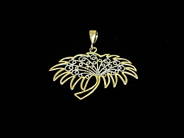 Златен медальон, 1.65гр. ,Бургас