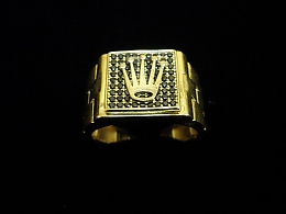 Златен мъжки пръстен, 6.71гр. ,Бургас