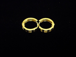 Златни обеци, 1.12гр. ,Средец