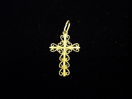 Златен кръст, 0.78гр. ,Средец