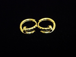 Златни обеци, 3.23гр. ,Бургас