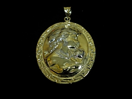 Златен медальон, 1.15гр. ,Бургас