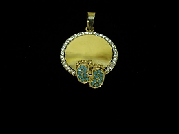 Златен медальон, 2.52гр. ,Карнобат