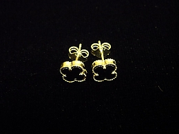 Златни обеци, 1.76гр. ,Бургас