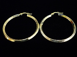 Златни обеци, 3.7гр. ,Бургас