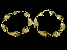 Златни обеци, 6.66гр. ,Средец