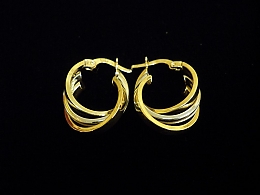 Златни обеци, 2.37гр. ,Средец