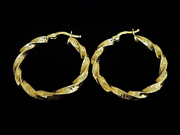 Златни обеци, 3.57гр. ,Средец