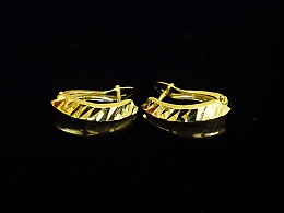 Златни обеци, 1.94гр. ,Средец