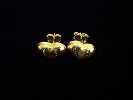 Златни обеци, 1.32гр. ,Бургас