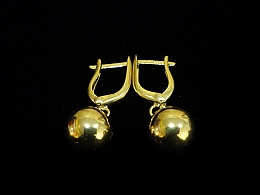 Златни обеци, 3.02гр. ,Бургас