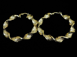 Златни обеци, 6.18гр. ,Бургас