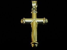 Златен кръст, 3.52гр. ,Бургас